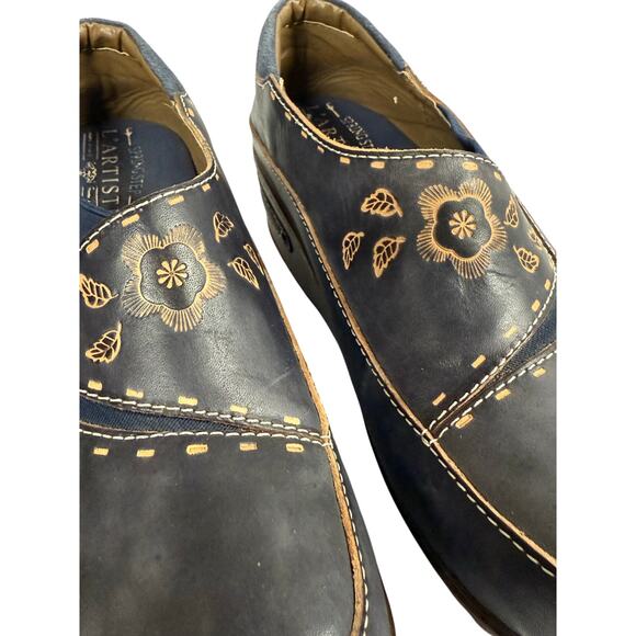 Women's L'Artiste Spring Step Burbank-N Boho Floral Hippie Club Woodstock Size37 - Picture 5 of 11
